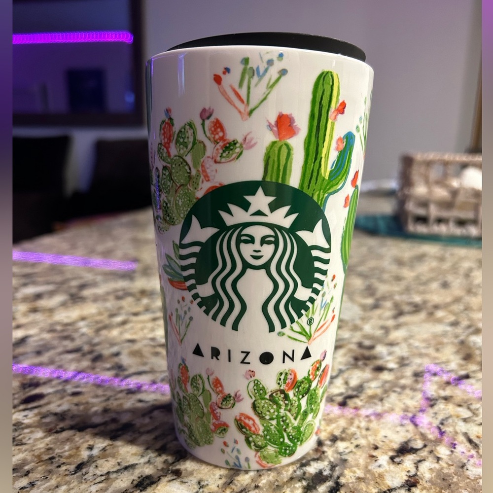 Starbucks ceramic coffee tumbler